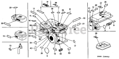 Honda GX160 K1 QX (GC02) - Honda Engine, Made in Japan (SN: GC02-2000001 - GC02-8669999) LABEL (1)