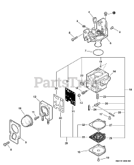 Echo HC-150 i - Echo Hedge Trimmer (SN: S76312001001 - S76312999999) Carburetor -- RB-K101  S/N: S73612005076 - S73612999999