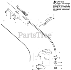 Weed Eater TE 475 Y - Weed Eater String Trimmer Handle &amp; Controls