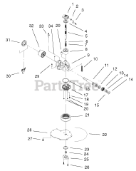 Toro 72107 (268-HE) - Toro Lawn & Garden Tractor (SN: 230000001 - 230999999) (2003)