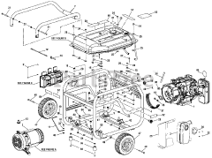 PowerStroke PS 9C5001 - PowerStroke 5000 Watt Generator General Assembly