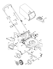 Cub Cadet SC 100 (11A-A92J709) - Cub Cadet Walk-Behind Mower (2015) General Assembly SC100