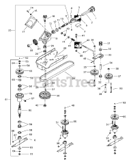 Gravely 885005 - Gravely 40" Deck for 2-Wheel Tractor (SN: 000367 - 009999)