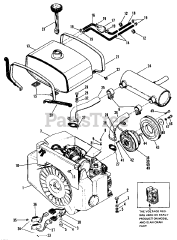 AGCO 620 (2020303) - AGCO Lawn Tractor, 19.5hp