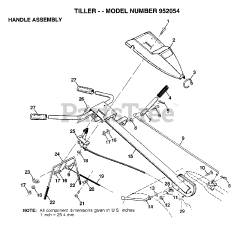 Electrolux/AYP 952054 - Electrolux/AYP Tiller (1996)