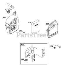 Briggs & Stratton 125P02-0087-F1 - Briggs & Stratton Vertical Engine