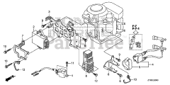 Honda BF15 DK0 SHSA (BALJ) - Honda Outboard Engine, Made in Japan (SN: BALJ-1400001 - BALJ-9999999) IGNITION COIL@C.D.I. UNIT