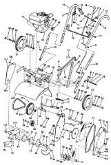 Lawn-Boy 7210 - Lawn-Boy Walk-Behind Mower (SN: 000000001 - 099999999) (1960) Model Lrt-3 Tiller Parts List