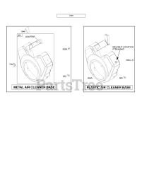 Briggs & Stratton 381447-0146-E1 - Briggs & Stratton Horizontal Engine Blower Housing
