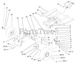 Toro 71227 (16-38 HXL) - Toro Lawn Tractor (SN: 210000001 - 210999999) (2001) Steering Assembly