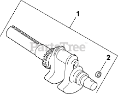 Kohler CH14-1811 - Kohler Command PRO Single Engine, Basic Version, 14hp Crankshaft 1-27-7