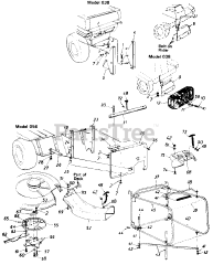 MTD 190-038-000 - MTD Grass Catcher Kit for 30" Rear Discharge Deck (1991)