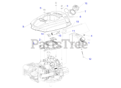 MTD 7P71RU - MTD 159cc Engine Starter, Fuel Tank &amp; Shroud