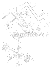 Echo TC-2100 - Echo Tiller Cultivator (Type 1E) (SN: 001001 - 999999)