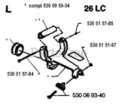 Husqvarna 23 R - Husqvarna String Trimmer HANDLE