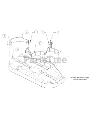 Cub Cadet 59A30029 (59A30029150) - Cub Cadet 54" Mulch Kit att4 General Assembly