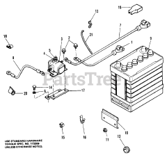 Simplicity 7010 (1690334) - Simplicity 42" Garden Tractor, 10hp Electrical Group (7010)