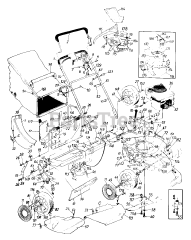 Coast to Coast 481-0842 (122-848R054) - Coast to Coast Walk-Behind Mower (1992) General Assembly