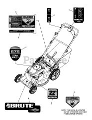Brute BTXP 22675 HW (7800802) - Brute 22" Walk-Behind Mower (2011)