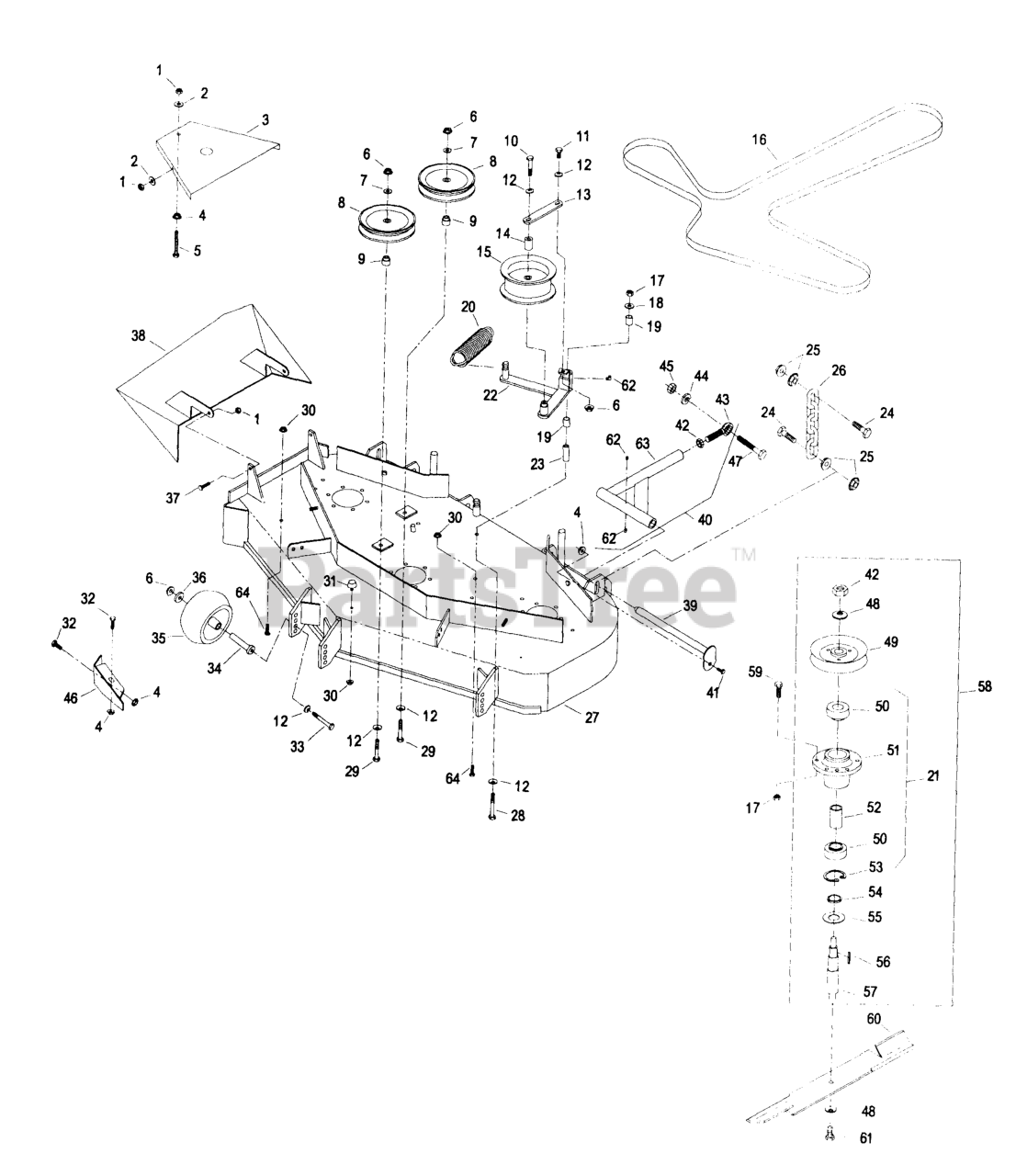 図 Exmark LHP4819KA - Exmark 48