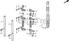 Honda BF30 AY LRSA (BAWS) - Honda Marine Engine, Made in Japan (SN: BAWS-3200001 - BAWS-9999999) CAMSHAFT