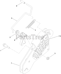 Toro 78928 (6000) - Toro 72" Z Master Zero-Turn Mower, Side-Discharge Deck (SN: 312000001 - 312999999) (2012) HEIGHT-OF-CUT ASSEMBLY NO. 109-7438