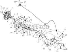 Gravely 921026 - Gravely 28" Power Brush, Subaru (SN: 057000 & Above)