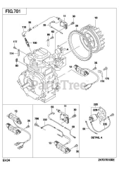Subaru Robin EH340BS7640 (EH34) - Subaru Robin Engine 701 Electric Device