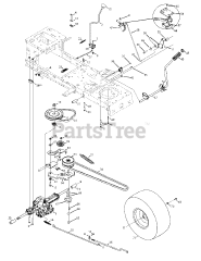 Yard Machines 13AM762F052 - Yard Machines Lawn Tractor (2008) (Walmart) Drive System