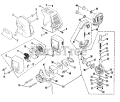 Snapper 410 (84229) - Snapper String Trimmer 410 Air Cleaner &amp; Carburetor Assembly