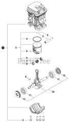 Echo CS-4010 - Echo Chainsaw (SN: C97112001001 - C97112999999)