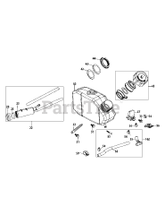 MTD 1X65LU - MTD Engine 1X65LU Fuel Tank