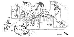 Honda GX620 U1 QZB2 (GCARK) - Honda Engine, Made in Japan (SN: GCARK-1000001 - GCARK-9999999) CONTROL BOX