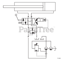 Ariens 917001 - Ariens 27-Ton Log Splitter, 170cc Subaru (SN: 007000 - 010999) Hydraulic Diagram