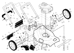 Husqvarna 7021 F (961430042-07) - Husqvarna 21" Walk-Behind Mower (2013-04)