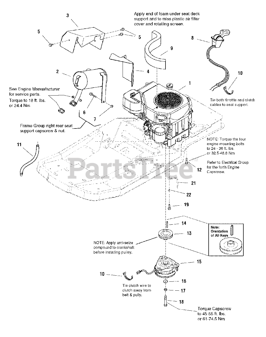 Craftsman 107.277720 (2690428) Craftsman ZT7000 Series 44" ZeroTurn