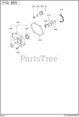 Subaru Robin EX170D50360 (EX17) - Subaru Robin Engine 800 Reduction