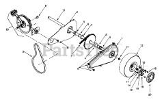 White Outdoor YB-550 (24A-203B190) - White Outdoor Yard Boss Chipper Shredder Vacuum (2000)