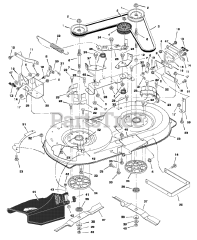 Murray 40530x92A - Murray 40" Lawn Tractor (1997) Mower Housing