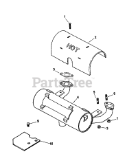 MTD MMZ-2560 - MTD Pro Zero-Turn Mower Kohler Engine Exhaust