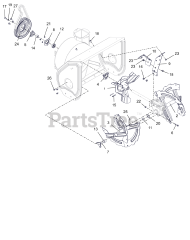 Ariens 921323 - Ariens Deluxe 24" Snow Blower, Ariens AX 254cc engine (SN: 035126 - 099999)