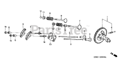 Honda GX270 QWA2 (GCAB) - Honda Engine, Made in Japan (SN: GCAB-1000001 - GCAB-1999999) CAMSHAFT