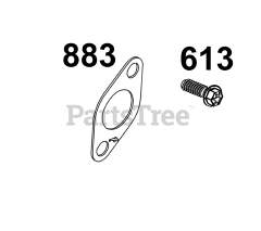 Briggs & Stratton 49T877-0047-B5 - Briggs & Stratton Vertical Engine Exhaust Group