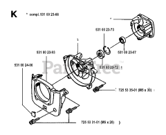 Husqvarna 125 E - Husqvarna Handheld Edger (Original) CRANKCASE