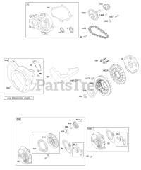 Briggs & Stratton 122232-0153-01 - Briggs & Stratton Horizontal Engine