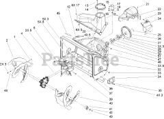 Toro 38597 (6000) - Toro 26" Power Max Snow Thrower (SN: 280000001 - 280999999) (2008)