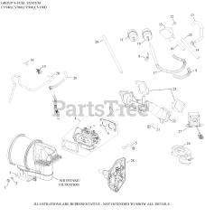 Kohler CV960-2002 - Kohler Command PRO Engine, Basic Version, 36hp, 26.9kW 08 Fuel System