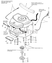 Simplicity 5216 (1690812) - Simplicity 42" Lawn Tractor, 16hp