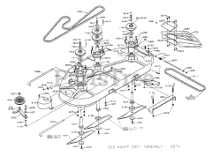 Dixon ZTR 503 - Dixon Zero-Turn Mower (1993) Parts & Diagrams