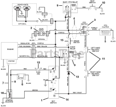 Ariens 915014 (EZR 2048) - Ariens 48" Zero-Turn Mower, 20hp Briggs & Stratton (SN: 000101 - 001102) Wiring Diagram
